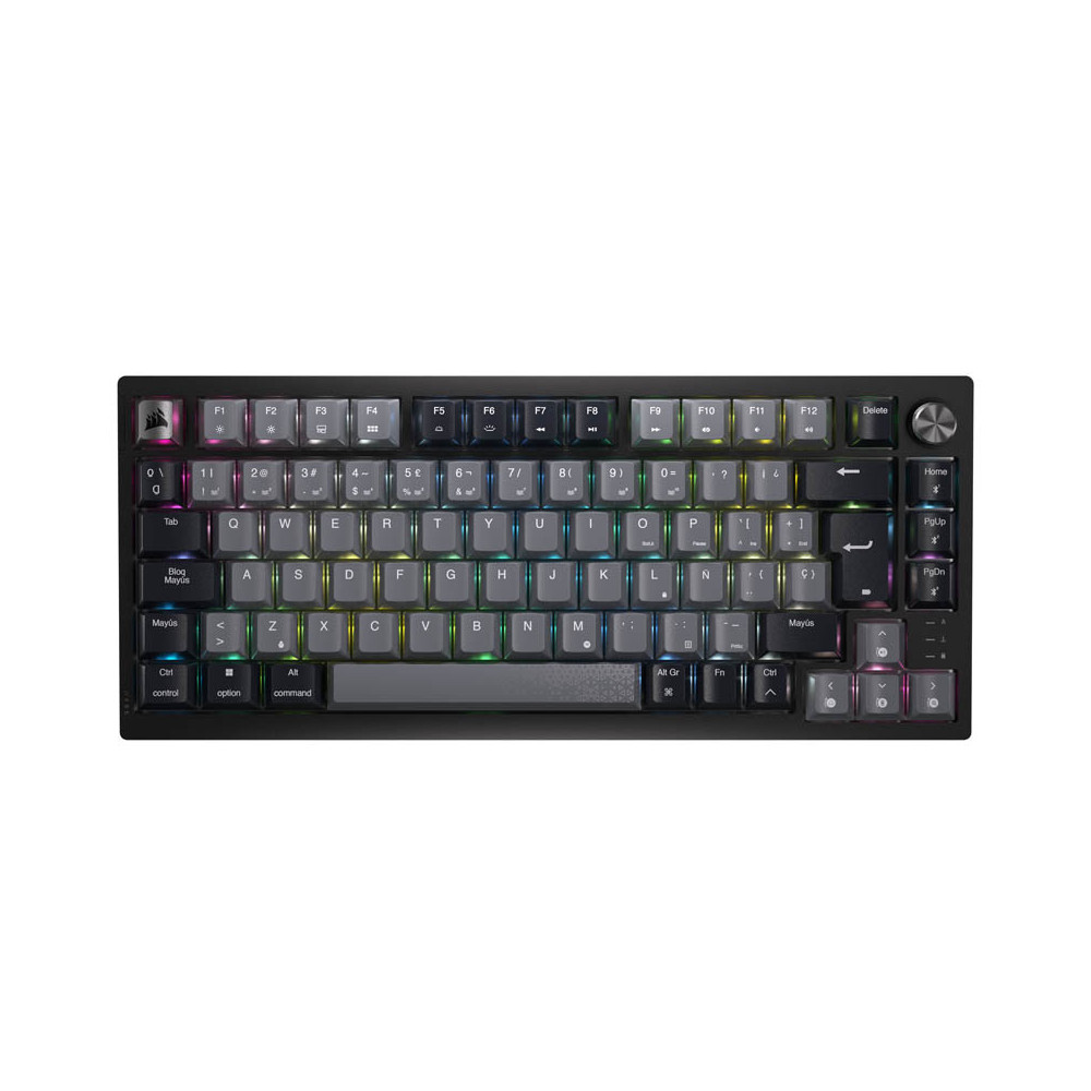 TECLADO CORSAIR USB K65 PLUS GAMING MECANICO WIRELESS 75% RGB CH-91D401L-ES