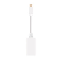 ADAPTADOR NANOCABLE MINI DP A HDMI MINI DP M-HDMI H WHITE 15CM