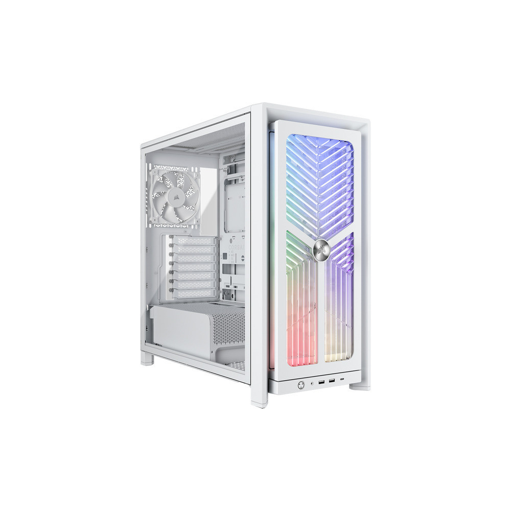 CAJA ATX SEMITORRE CORSAIR FRAME 4000X RS CRISTAL TEMPLADO BLANCA
