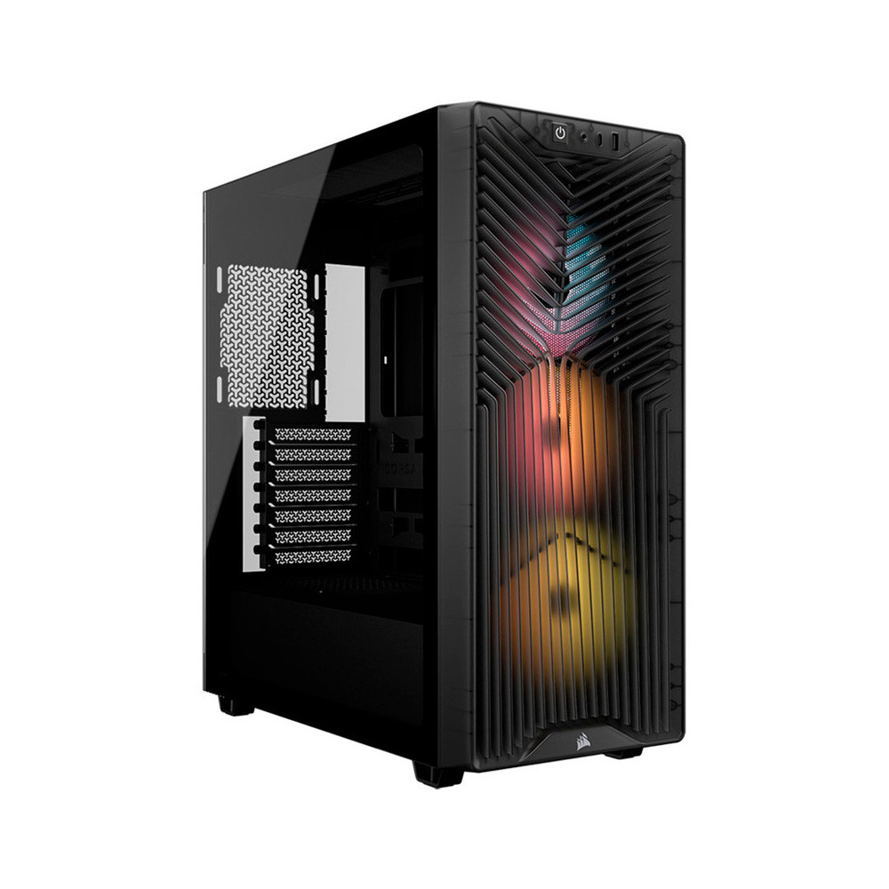 CAJA ATX SEMITORRE CORSAIR 3200D RS ARGB CRISTAL TEMPLADO SMOKE