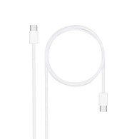 CABLE USB-C 2.0 60W 3A USB-C/M-USB-C/M 1 M NANOCABLE 10.01.6001-CO