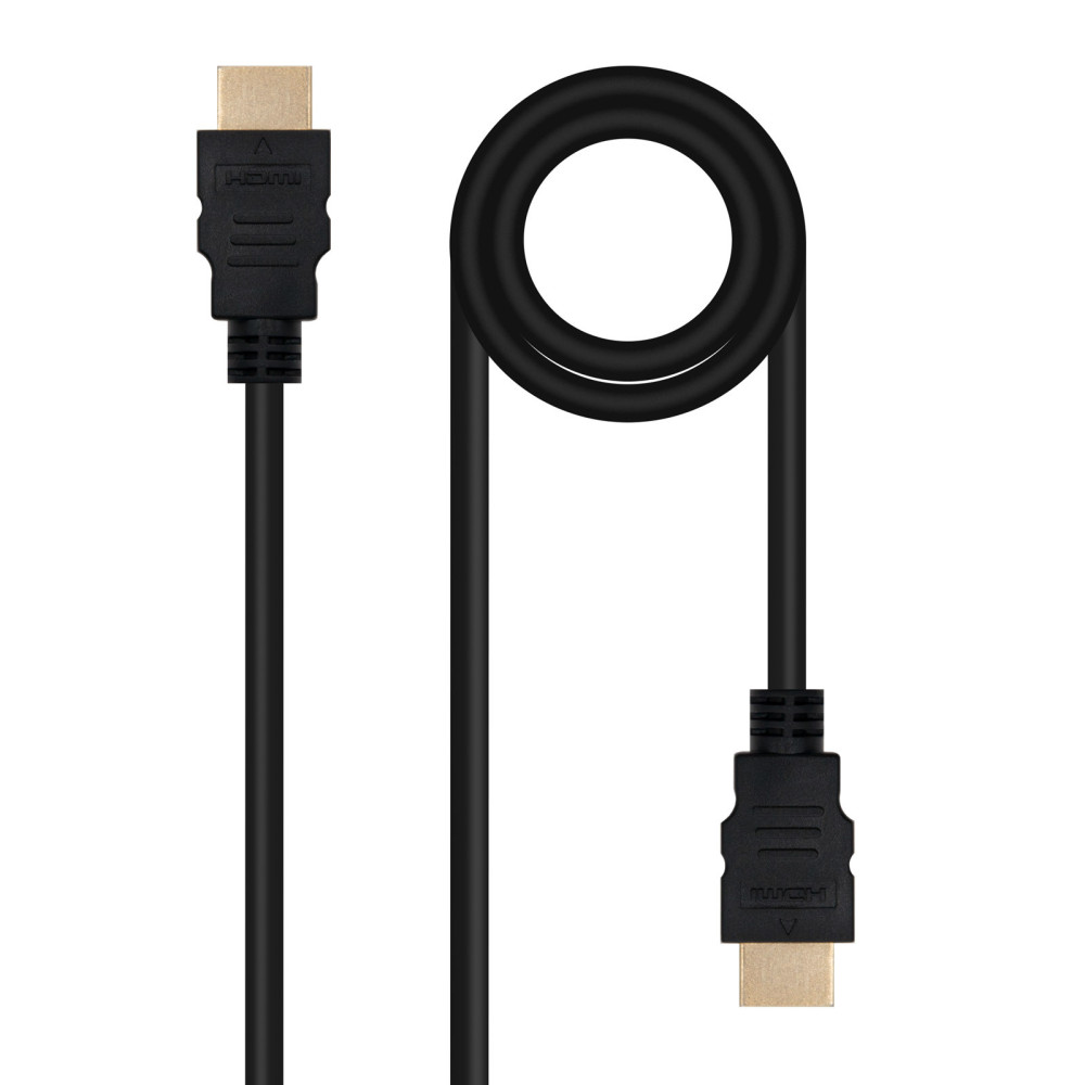 CABLE HDMI V2.0 4K-60HZ 18Gbps NEGRO 5 M NANOCABLE 10.15.3805