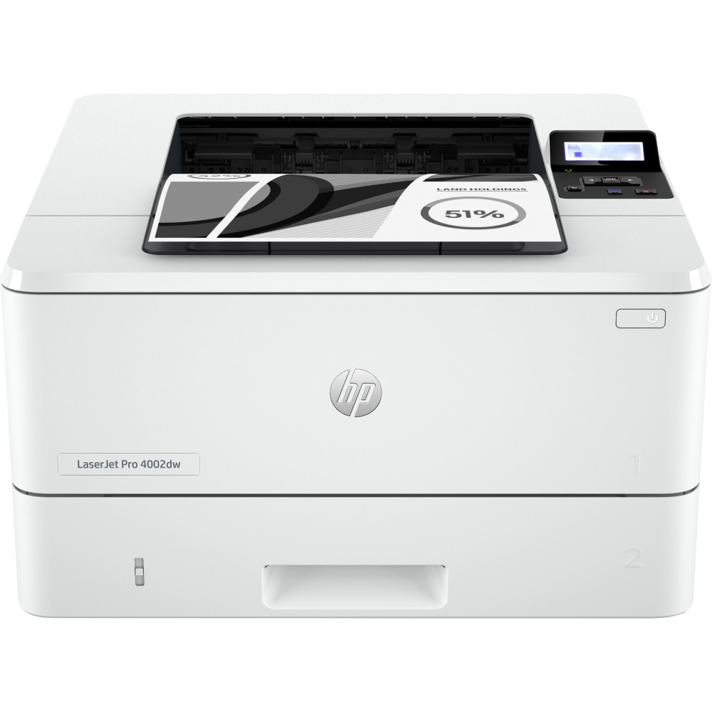 IMPRESORA HP LASERJET MONOCROMO PRO 4002DW WIFI DUPLEX BLANCA 2Z606F
