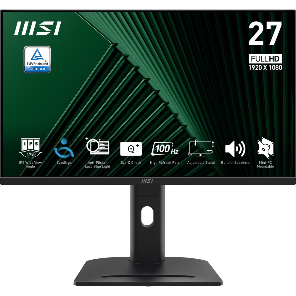 Monitor MSI PRO MP275PG 27" FHD IPS 100Hz 4ms