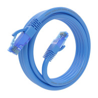 CABLE RED LATIGUILLO RJ45 CAT.6 UTP AWG26 CCA AZUL 3.0M AISENS A135-0802