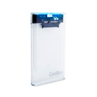 CAJA EXTERNA 2.5 COOLBOX SCT-2533 USB3.0 TRANSPARENTE COO-SCT-2533