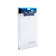 CAJA EXTERNA 2.5 COOLBOX SCT-2533 USB3.0 TRANSPARENTE COO-SCT-2533