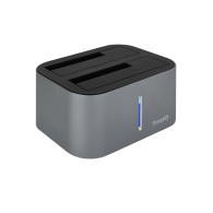DOCK TOOQ 2xSATA 2.5p/3.5p USB 3.0/3.1 GEN1 GRIS TOOQ TQDS-805G