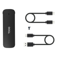 CAJA EXTERNA M.2 NVMe USB3.1 GEN2 ALUMINIO NEGRA TOOQ TQE-22101B