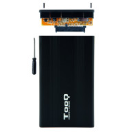 CAJA EXTERNA 2.5 TOOQ 95 MM SATA USB 2.0 NEGRA TOOQ TQE-2510B