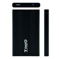 CAJA EXTERNA 2.5 TOOQ 95 MM SATA USB 2.0 NEGRA TOOQ TQE-2510B