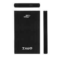 CAJA EXTERNA 2.5 TOOQ 95 MM SATA USB 3.0 NEGRA TOOQ TQE-2522B