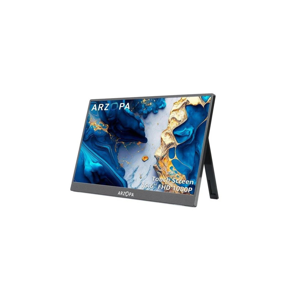 MONITOR PORTATIL ARZOPA A1T 15.6 TACTIL IPS FHD 1080P 60HZ 2USB-C HDMI MM BLACK