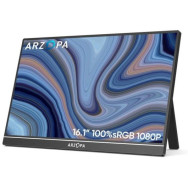 MONITOR PORTATIL ARZOPA Z1C 16.1 IPS FHD 1080P 60HZ 2USB-C HDMI MM BLACK