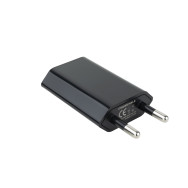 CARGADOR USB NANOCABLE MINI PARED 5V-1A NEGRO 10.10.2002