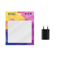 CARGADOR USB NANOCABLE MINI PARED 5V-1A NEGRO 10.10.2002