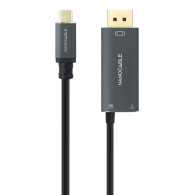 CABLE CONVERSOR USB-C-M A DP V1.4 8K60HZ USB-C PD100W 1.8M NANOCABLE 10.15.5012