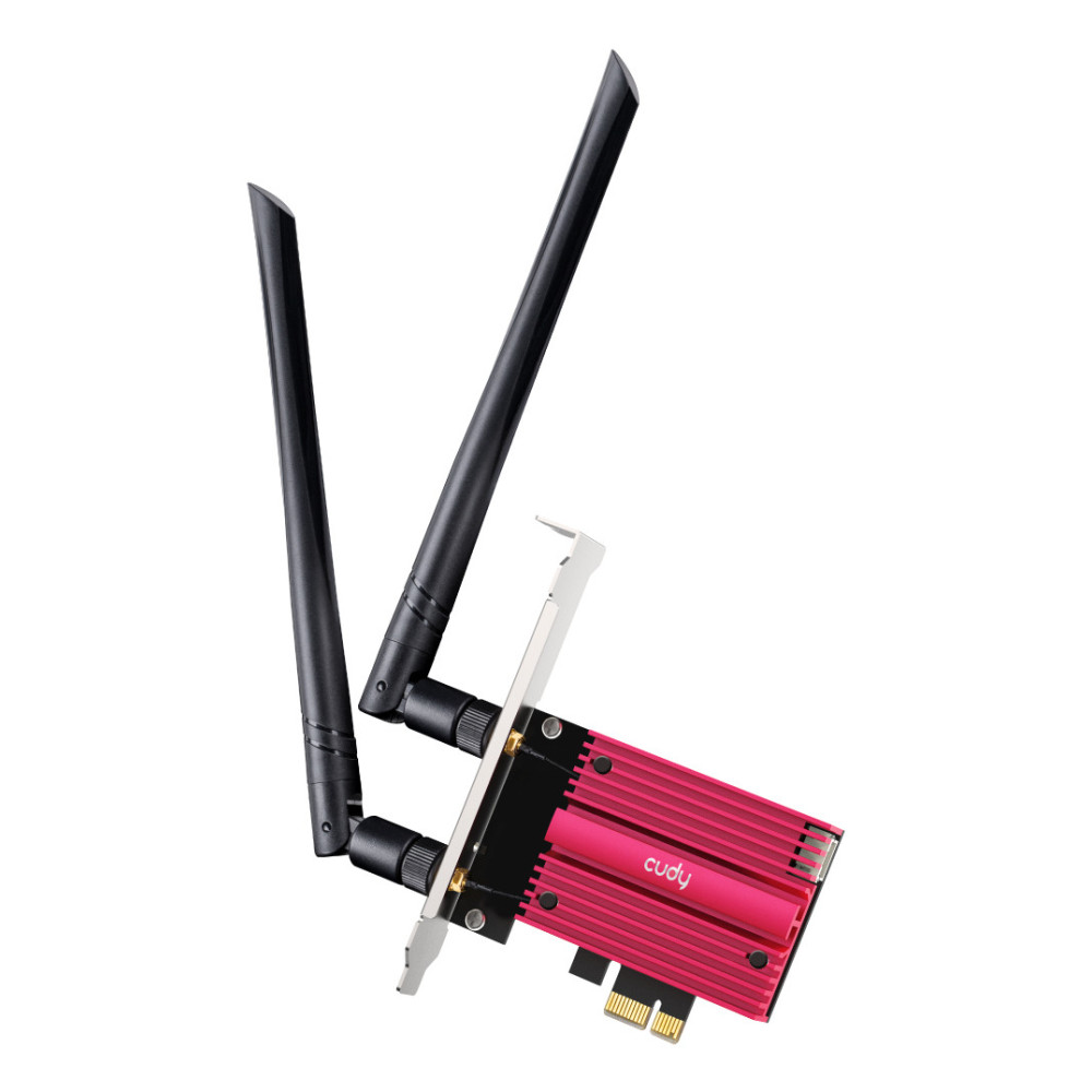 Tarjeta Red Cudy WE3000S AX5400 Wi-Fi 6 Bluetooth 5.2