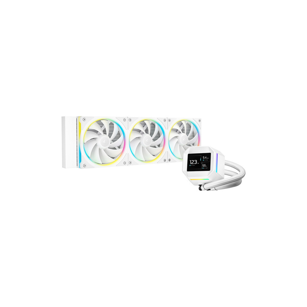 REFRIGERADOR LIQUIDO CPU DEEPCOOL LM360 WH LED RGB R-LM360-WHDMMC-1
