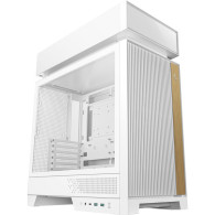 CAJA ATX SEMITORRE DEEPCOOL CL660 WH CRISTALTEMPLADO ARGB BLANCA Y MADERA