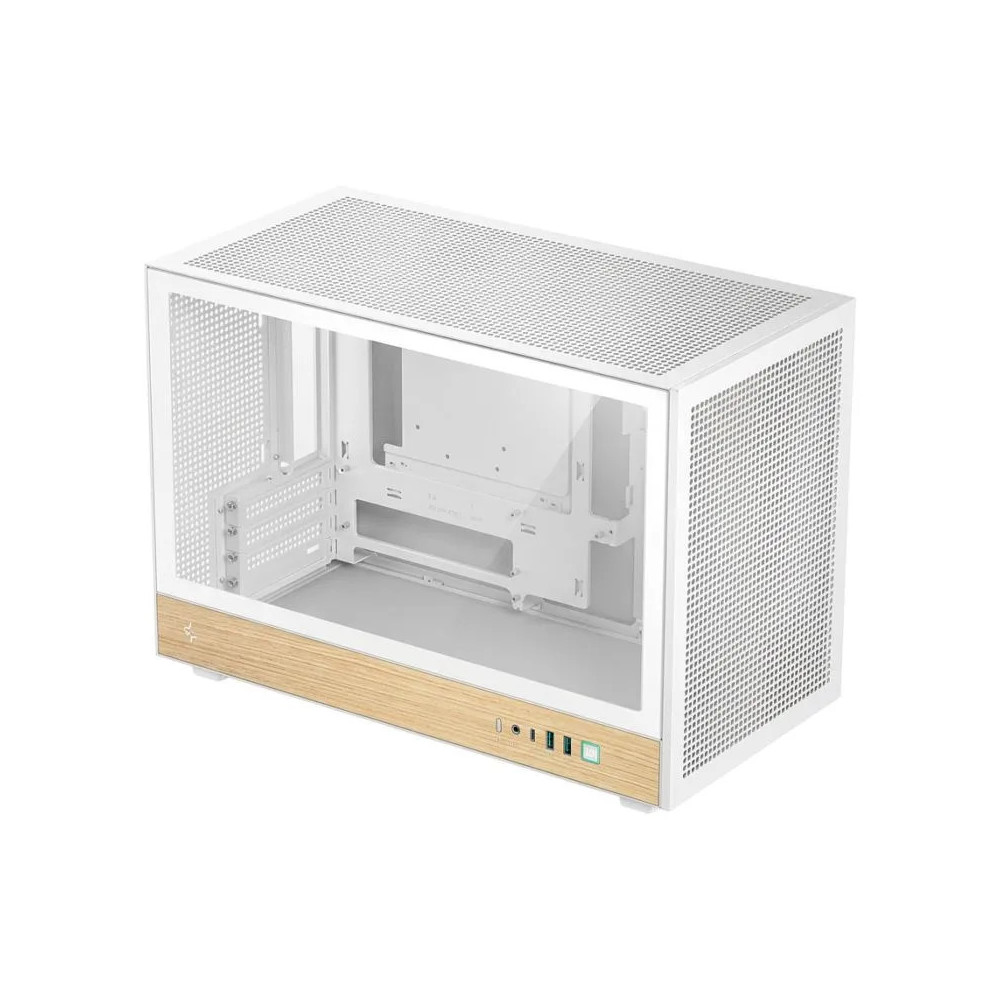 CAJA MICRO-ATX SEMITORRE DEEPCOOL CH260WOODWH BLANCA Y MADERA R-CH260-WHNWM0-G-1
