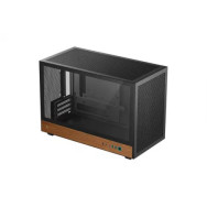 CAJA MICRO-ATX SEMITORRE DEEPCOOL CH260WOOD NEGRA Y MADERA R-CH260-BKNWM0-G-1