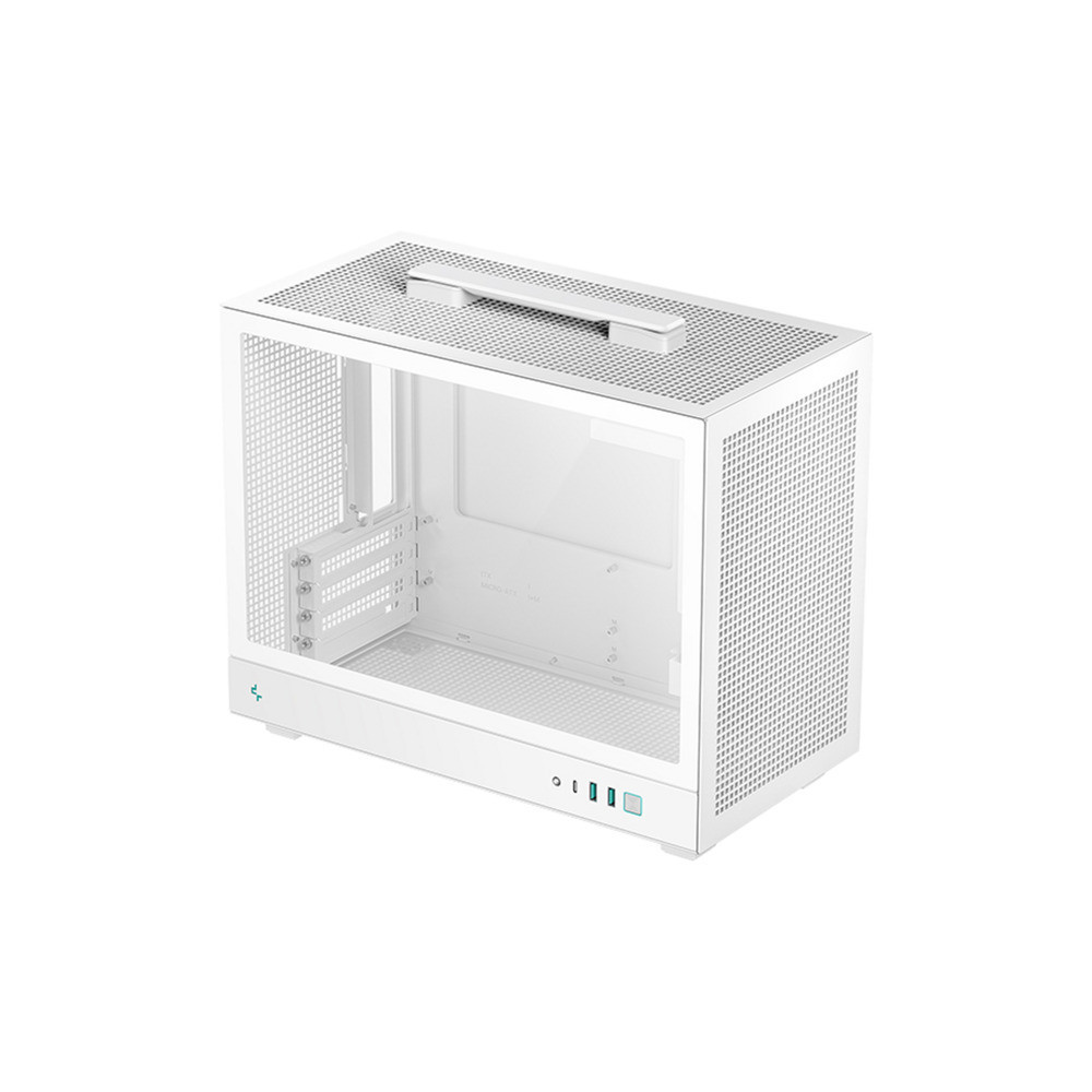 CAJA MICRO-ATX SEMITORRE DEEPCOOL CH160 PLUS WH BLANCA R-CH160-WHNGM0-G