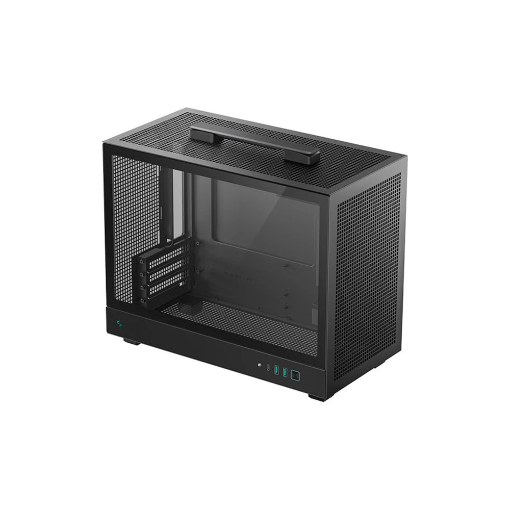 CAJA MICRO-ATX SEMITORRE DEEPCOOL CH160 PLUS NEGRA R-CH160-BKNGM0-G
