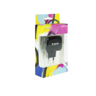 CARGADOR USB TOOQ PARED 2xUSB 3.4 A(TOTAL) AI-TECH NEGRO TQWC-1S02