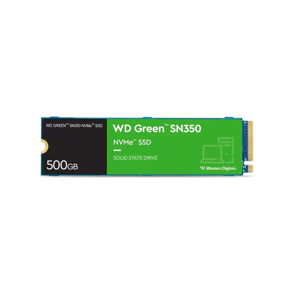 HD SSD 500GB WESTERN DIGITAL GREEN PCIE GEN3 NVME M2 2280 SN350 WDS500G2G0C