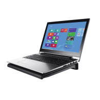 SOPORTE + VENTILADOR NOTEBOOK TRUST HASTA 17.4" BLACK