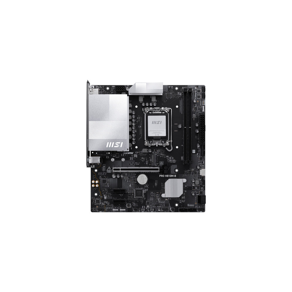 PB S1851 MSI PRO H810M-B 1851 MATX 2XDDR5 911-7e64-001