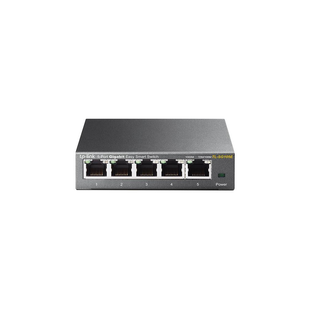 SWITCH TP-LINK EASY SMART TL-SG105E 5 PUERTOS RJ45 10 100 1000