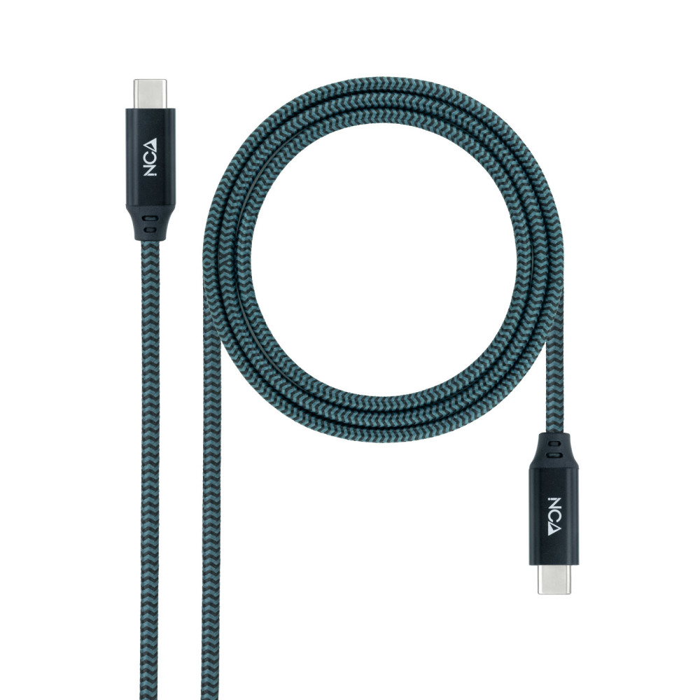 CABLE USB 3.2 GEN2x2 100W 4K-60Hz USB-C M M 0.5 M NANOCABLE 10.01.4300-COMB