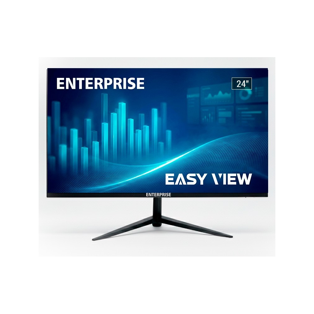 MONITOR ENTERPRISE EASY-VIEW 24" FULL-HD 120HZ VGA + HDMI VESA ULTRA THIN BORDER FREE