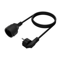 CABLE ALIMENTACION SCHUKO CEE7M-CEE7H NEGRO 3.0M AISENS A132-0601