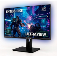 MONITOR ENTERPRISE ULTRA-VIEW 27" IPS QHD 2K 120HZ USB + HDMI + DISPLAYPORT ERGONOMICO MULTIMEDIA VESA