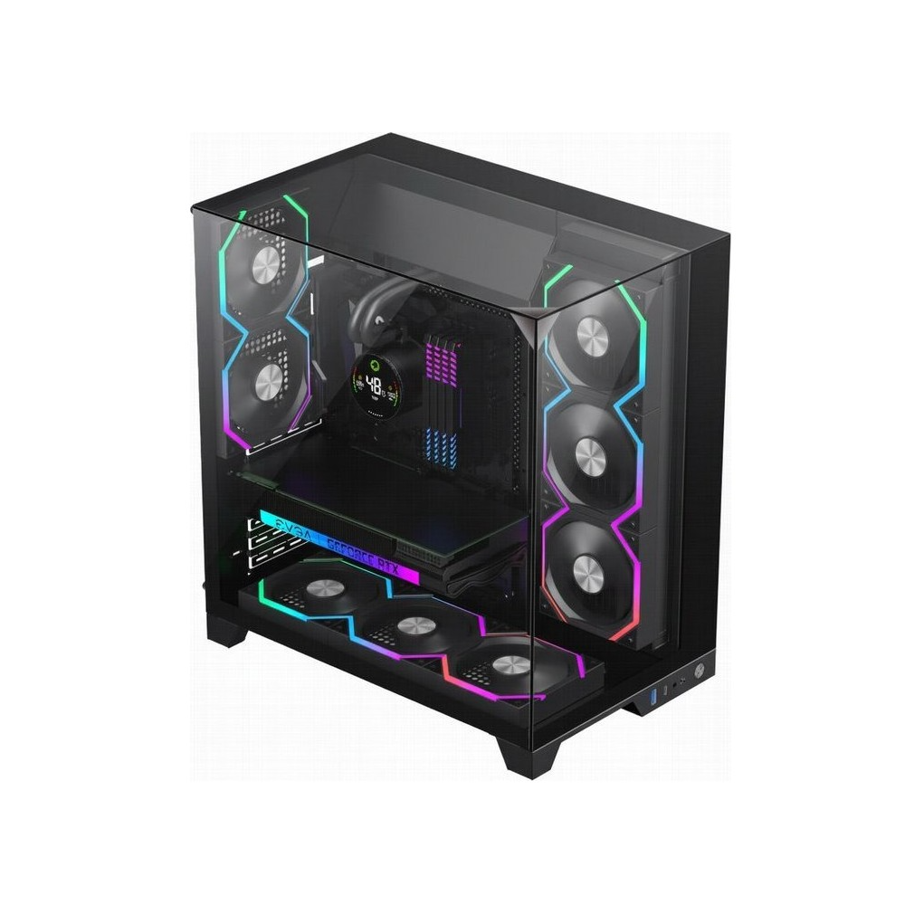 CAJA ORDENADOR GAMING INFINITY M-ATX BLACK