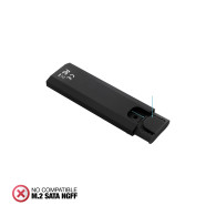 CAJA EXTERNA M.2 NVMe PCIe USB3.1 GEN2 NEGRA TOOQ TQDS-2231B