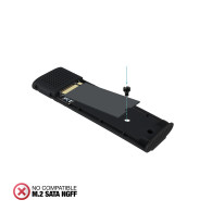 CAJA EXTERNA M.2 NVMe PCIe USB3.1 GEN2 NEGRA TOOQ TQDS-2231B