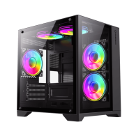 CAJA ORDENADOR GAMING INFINITY M-ATX BLACK