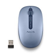 RATON NGS INALAMBRICO FOG DUAL BT5.2 -2.4GHZ BLUE SILENCIOSO 1600DPI