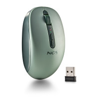 RATON NGS INALAMBRICO FOG DUAL BT5.2 -2.4GHZ GREEN SILENCIOSO 1600DPI