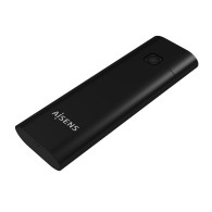 CAJA EXTERNA SSD M.2 NVME AISENS ASM2-020B NEGRO USB 3.1