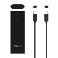 CAJA EXTERNA SSD M.2 NVME AISENS ASM2-020B NEGRO USB 3.1