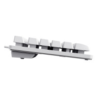 TECLADO TRUST GXT 833W THADO TKL GAMING USB RGB WHITE
