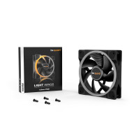 VENTILADOR CAJA ADICIONAL 12X12 BE QUIET LIGHT WINGS 120 ARGB BLACK