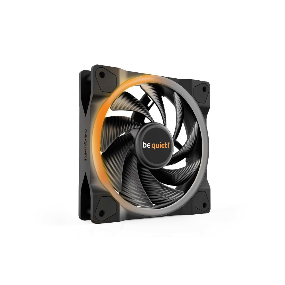 VENTILADOR CAJA ADICIONAL 12X12 BE QUIET LIGHT WINGS 120 HIGH-SPEED ARGB BLACK