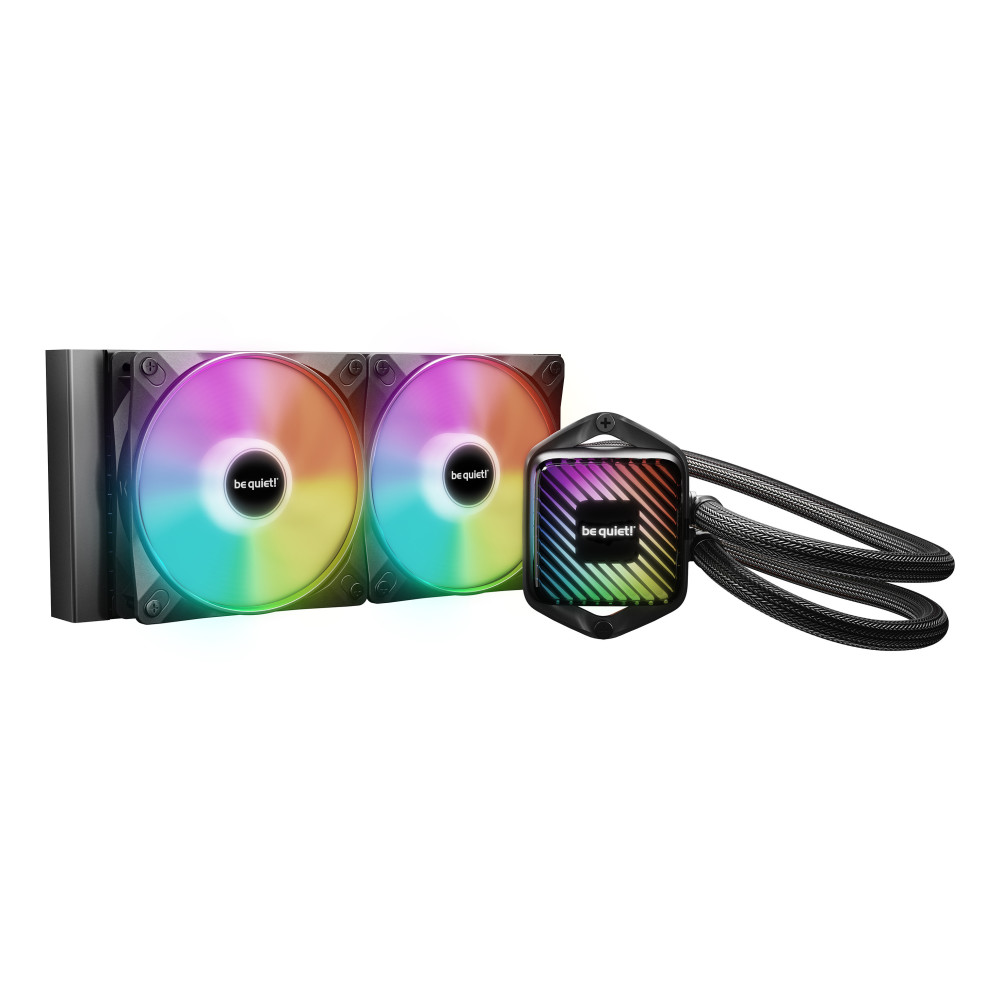 REFRIGERADOR LIQUIDO CPU BE QUIET PURE LOOP 3 LX 240(2X120MM) BLACK ARGB BW030EU