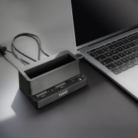 DOCK 2xSSD M.2 NVMe+1xSATA 25 35 USB 3.2 CLONE TOOQ TQDS-502B